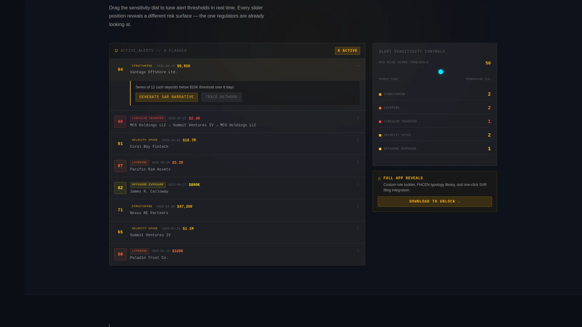Forensic Vertical SaaS Cost Calculator Website Template