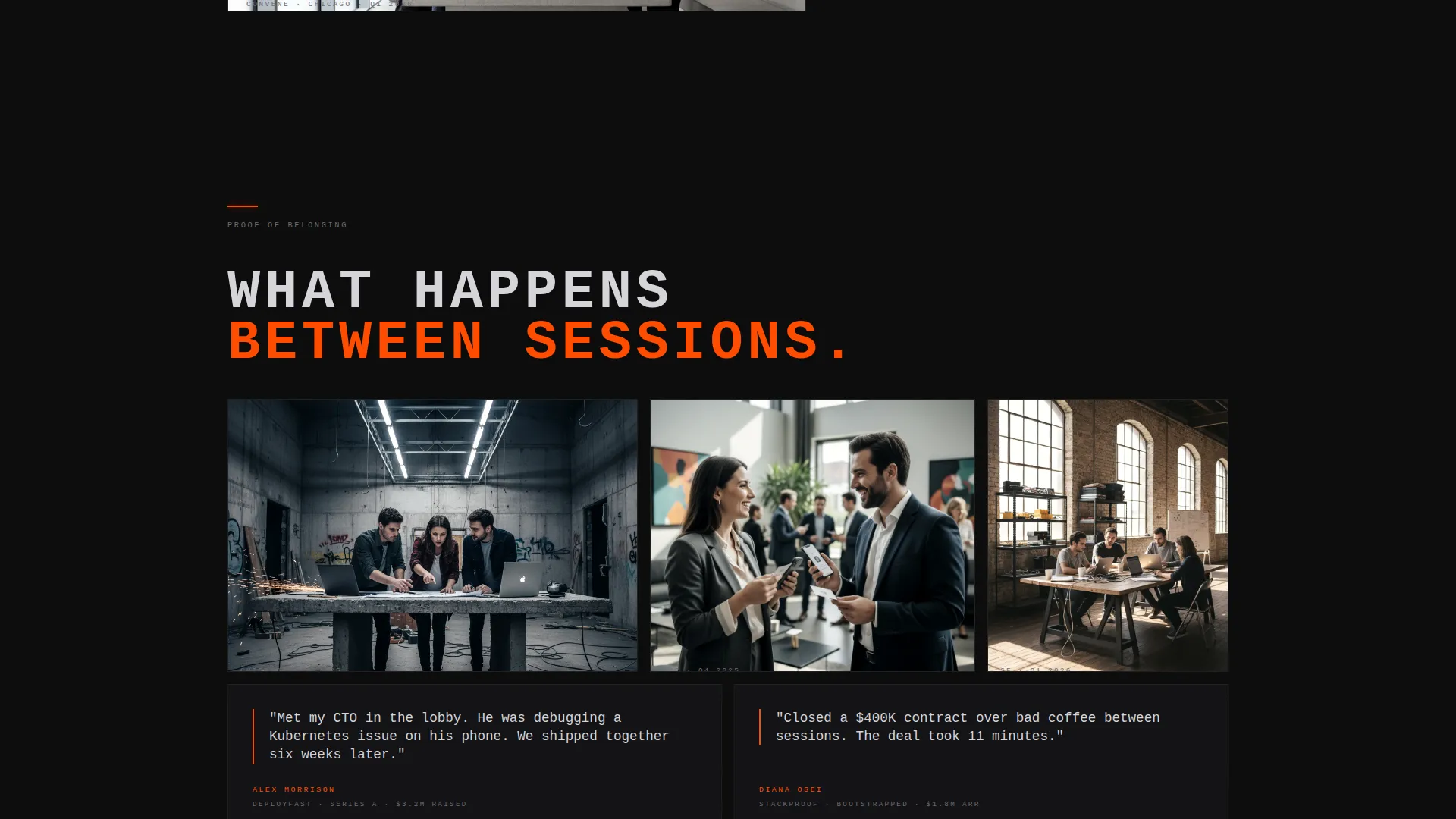 Startup Event & Competition Professional Website Template