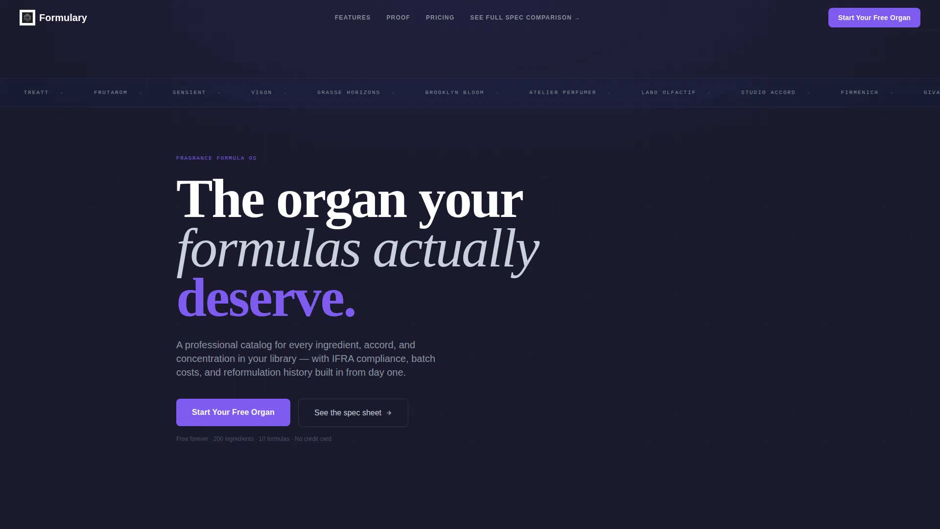 Fragrance Vertical SaaS Privacy Policy Website Template