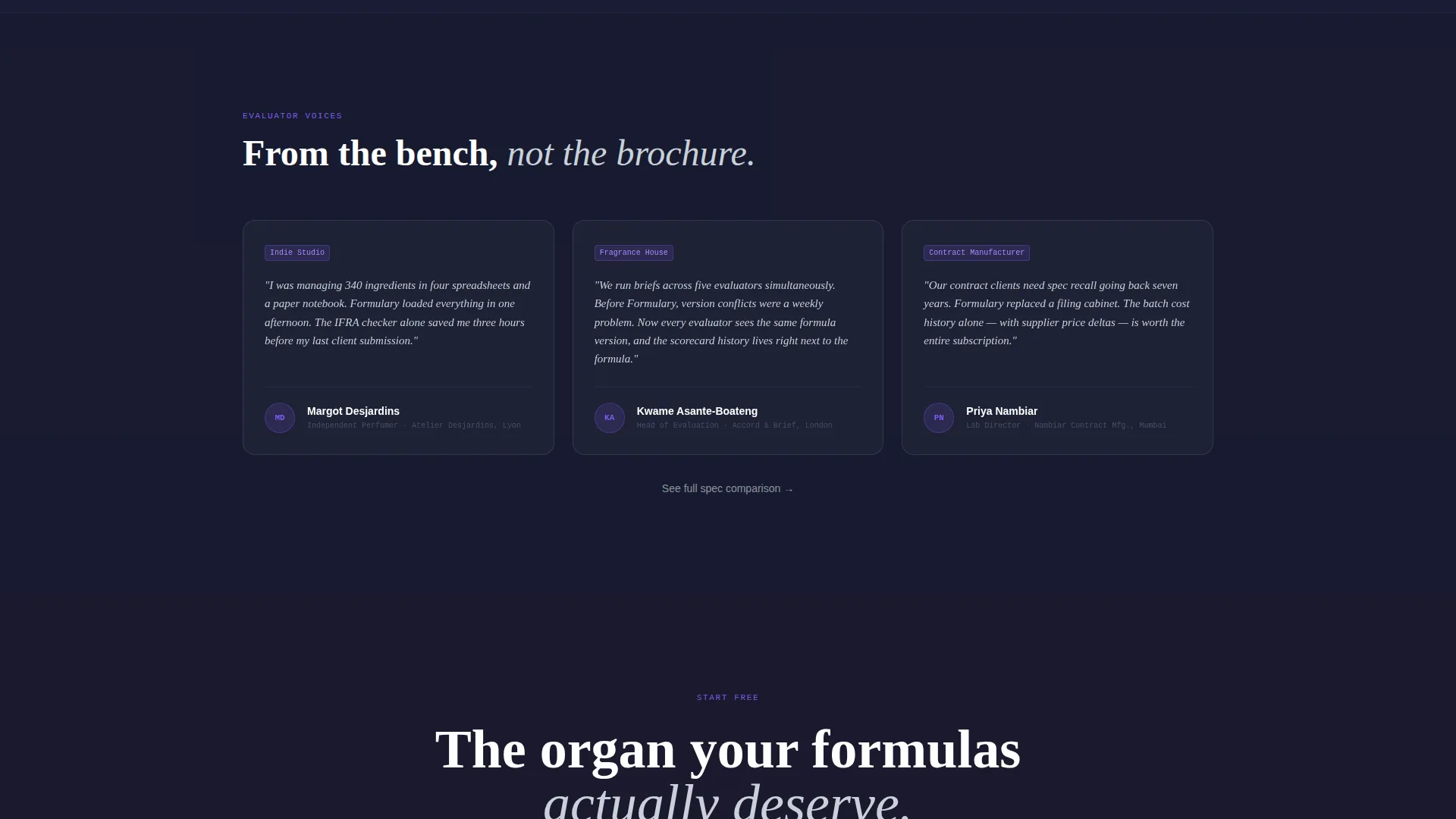 Fragrance Vertical SaaS Privacy Policy Website Template