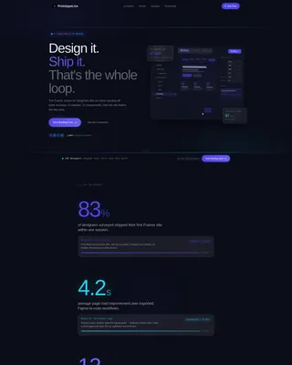 Powerful Framer | Free Website Template | Rocket