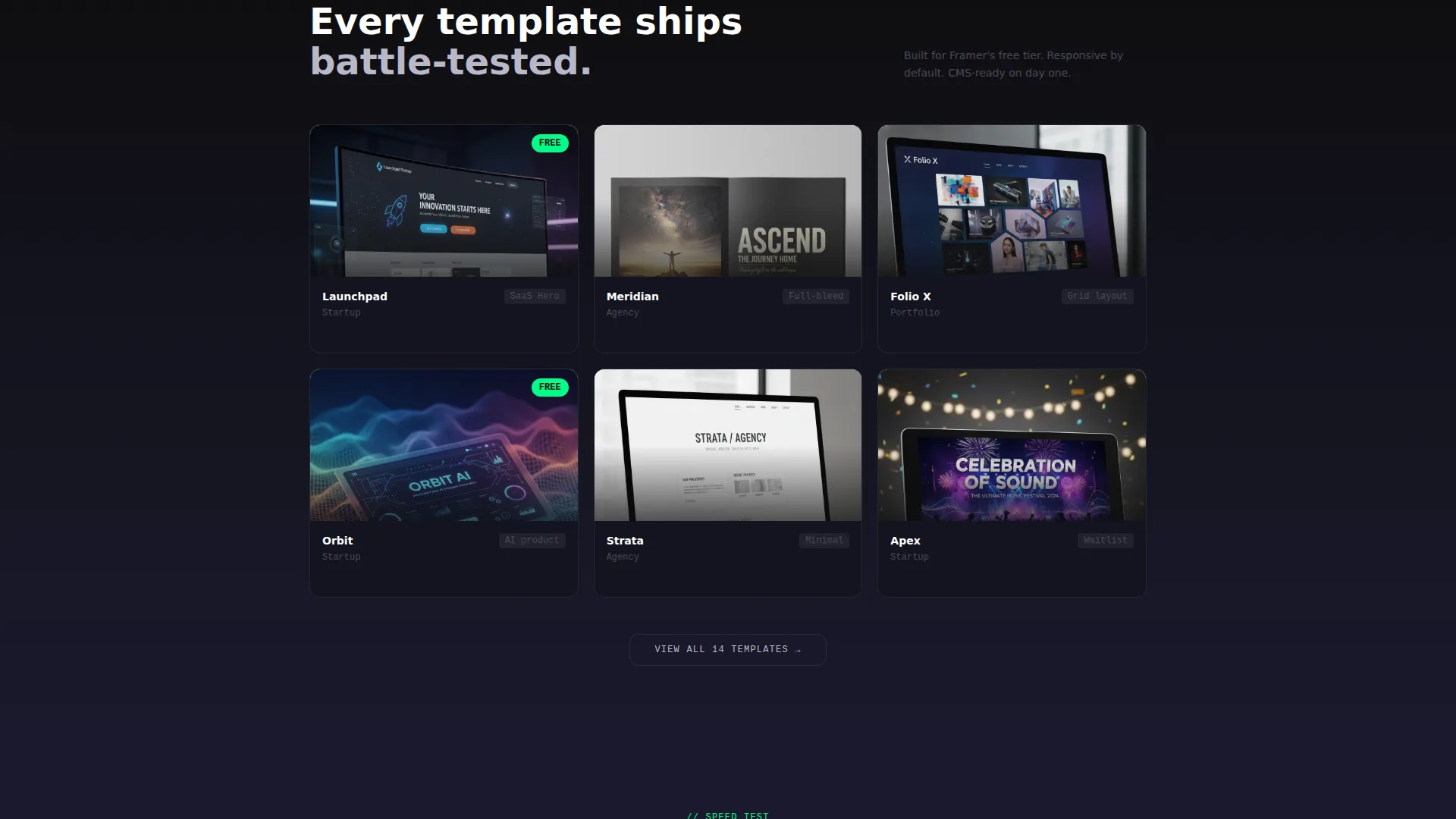 High Impact Framer | Free Website Template | Rocket