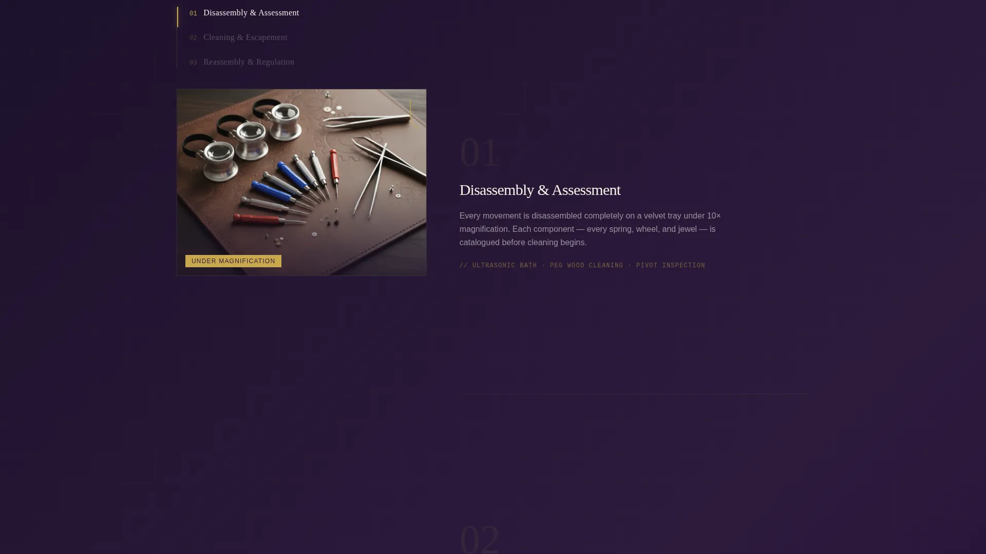 Antique Clock Landing Page Template