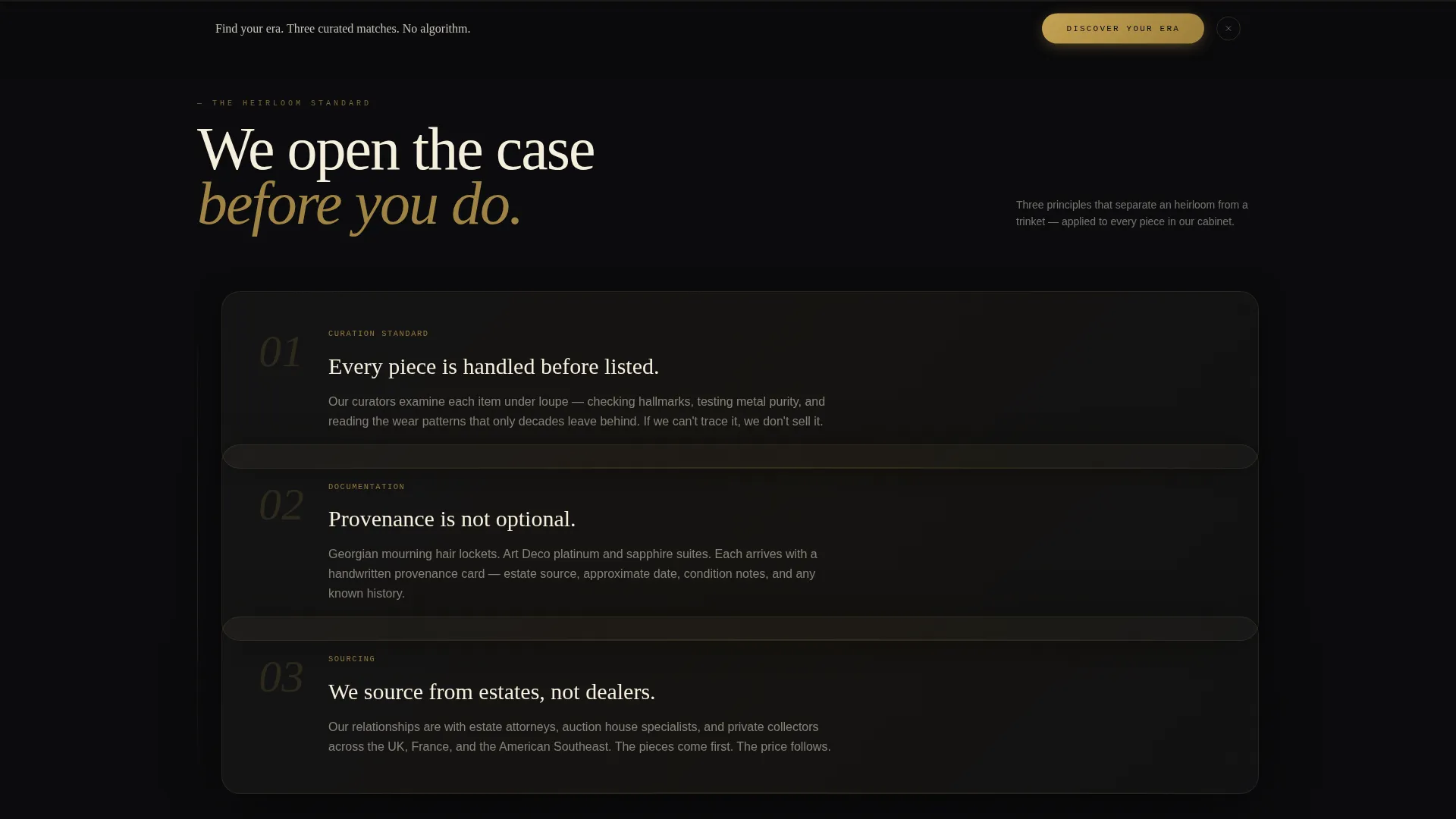Antique Jewelry Landing Page Template