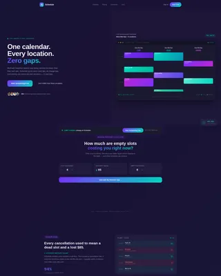 Franchise Appointment Scheduling Landing Page