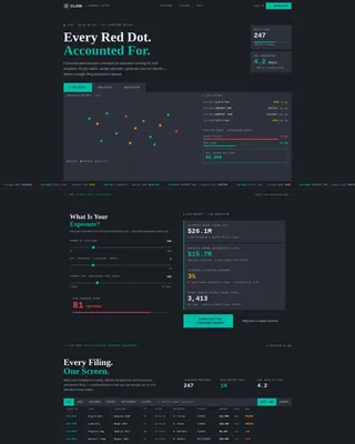 Franchise Claims Management Landing Page Template