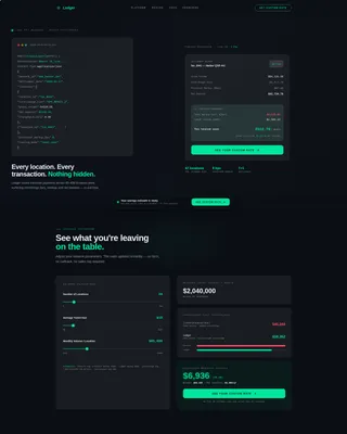 Franchise Payment Processing Landing Page Template