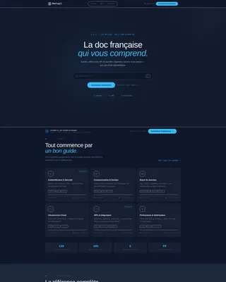 Documentation Portal Landing Page Template