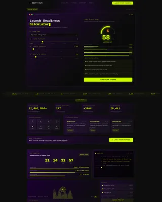 Indie Game Launch Readiness Calculator Website Template