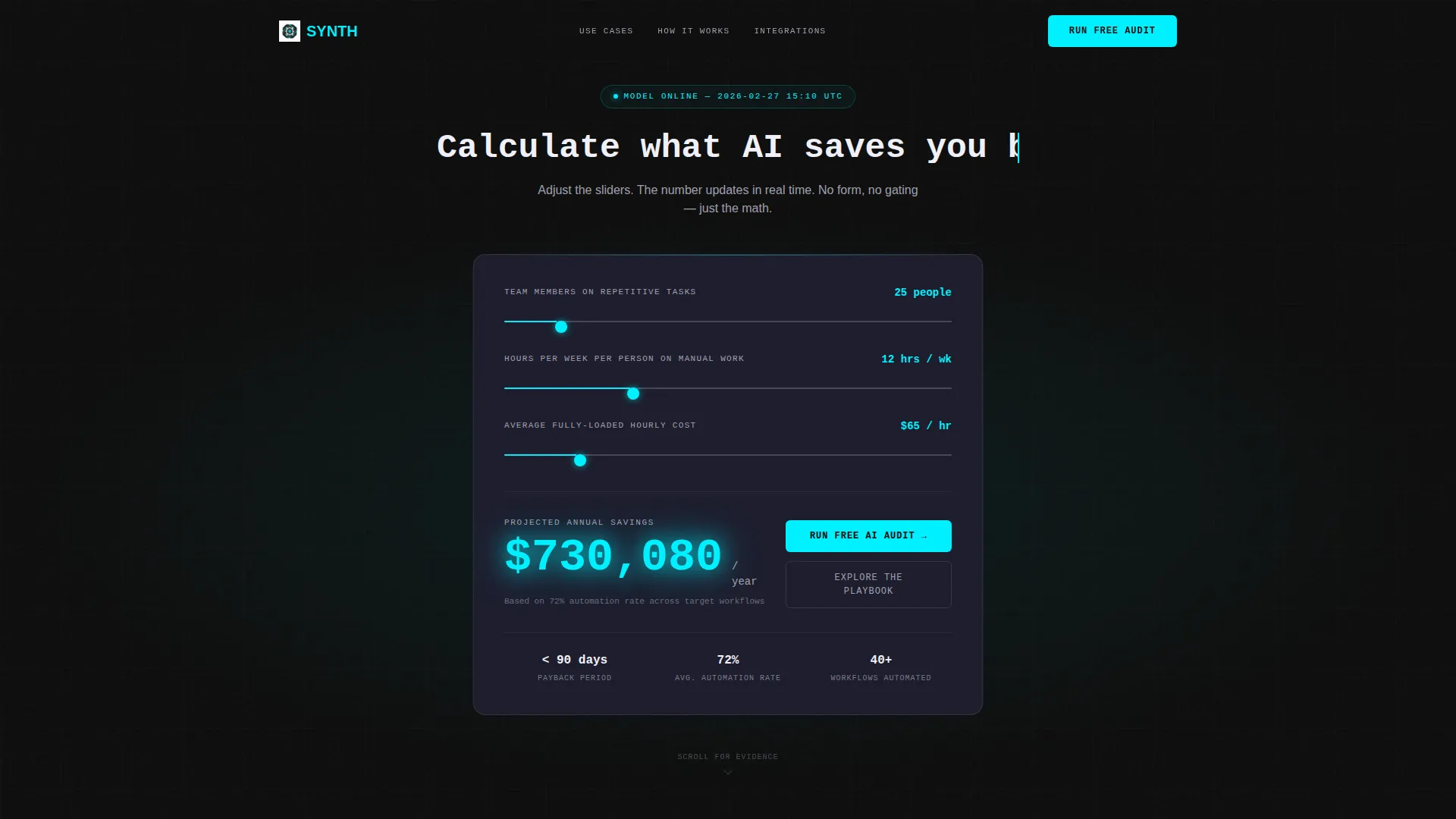 Generative AI Consulting Landing Page Template