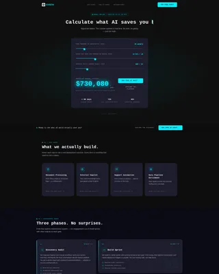 Generative AI Consulting Landing Page Template
