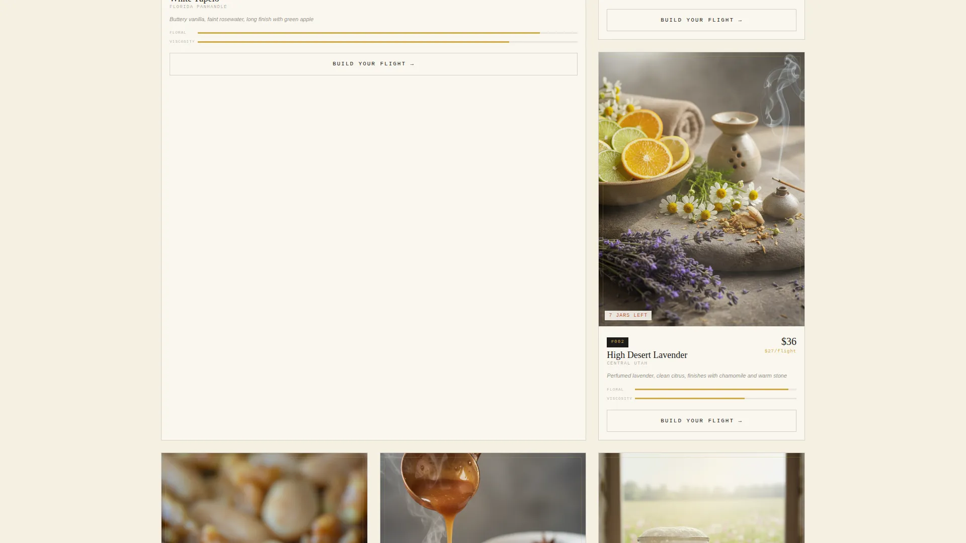 Artisan Honey Landing Page Template for Niche Sellers