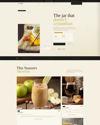 Artisan Honey Landing Page Template for Niche Sellers