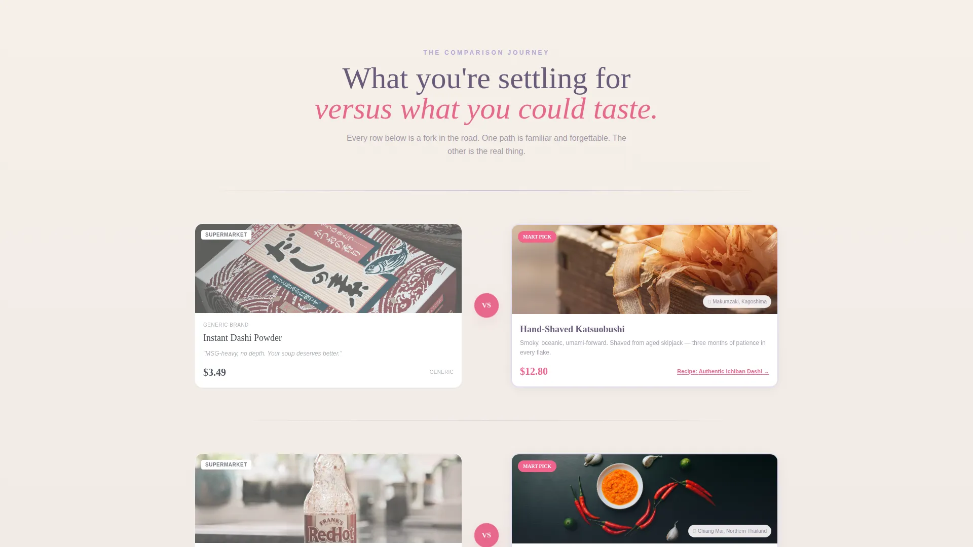 Authentic Asian Grocery Landing Page Template