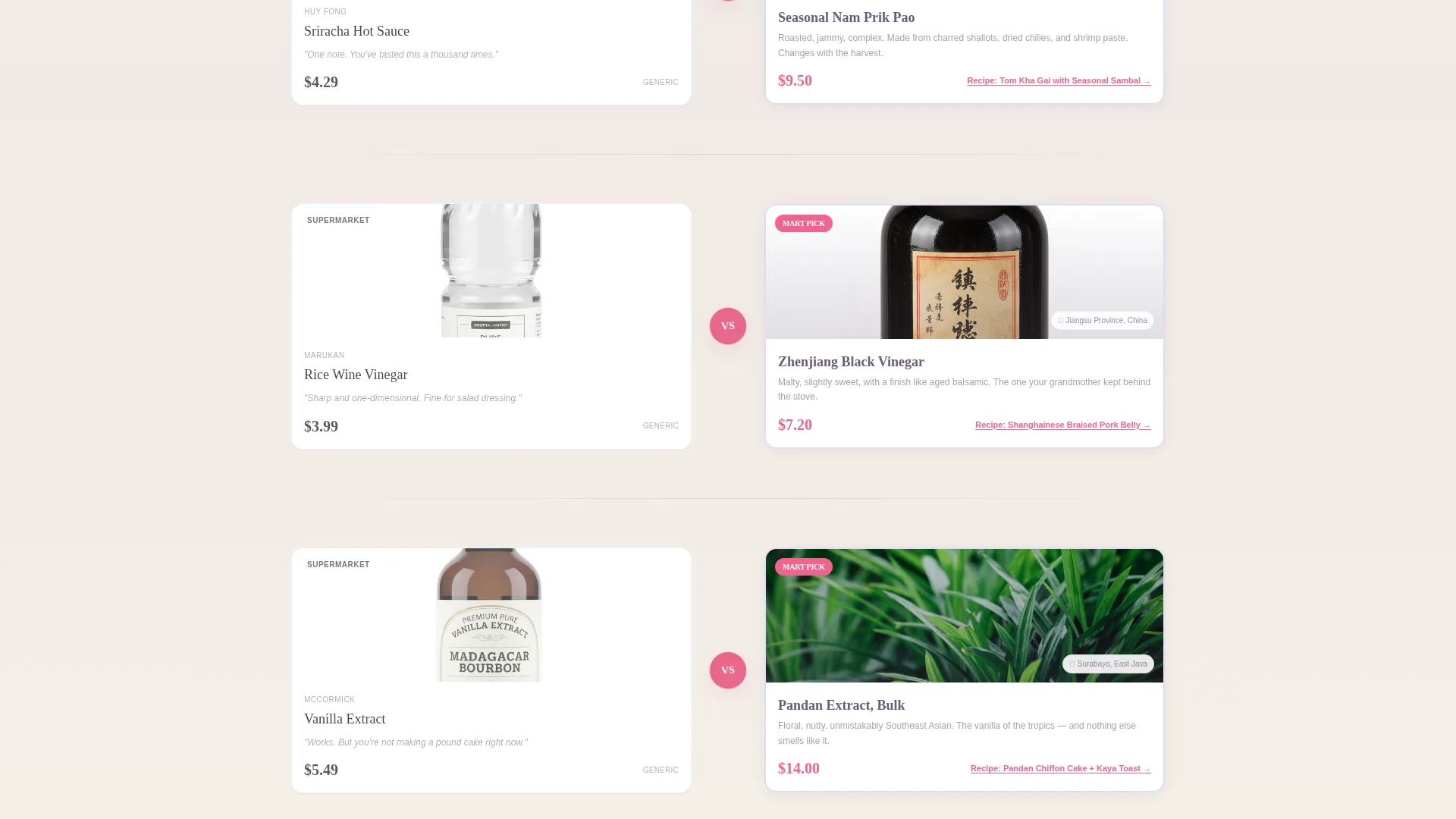 Authentic Asian Grocery Landing Page Template