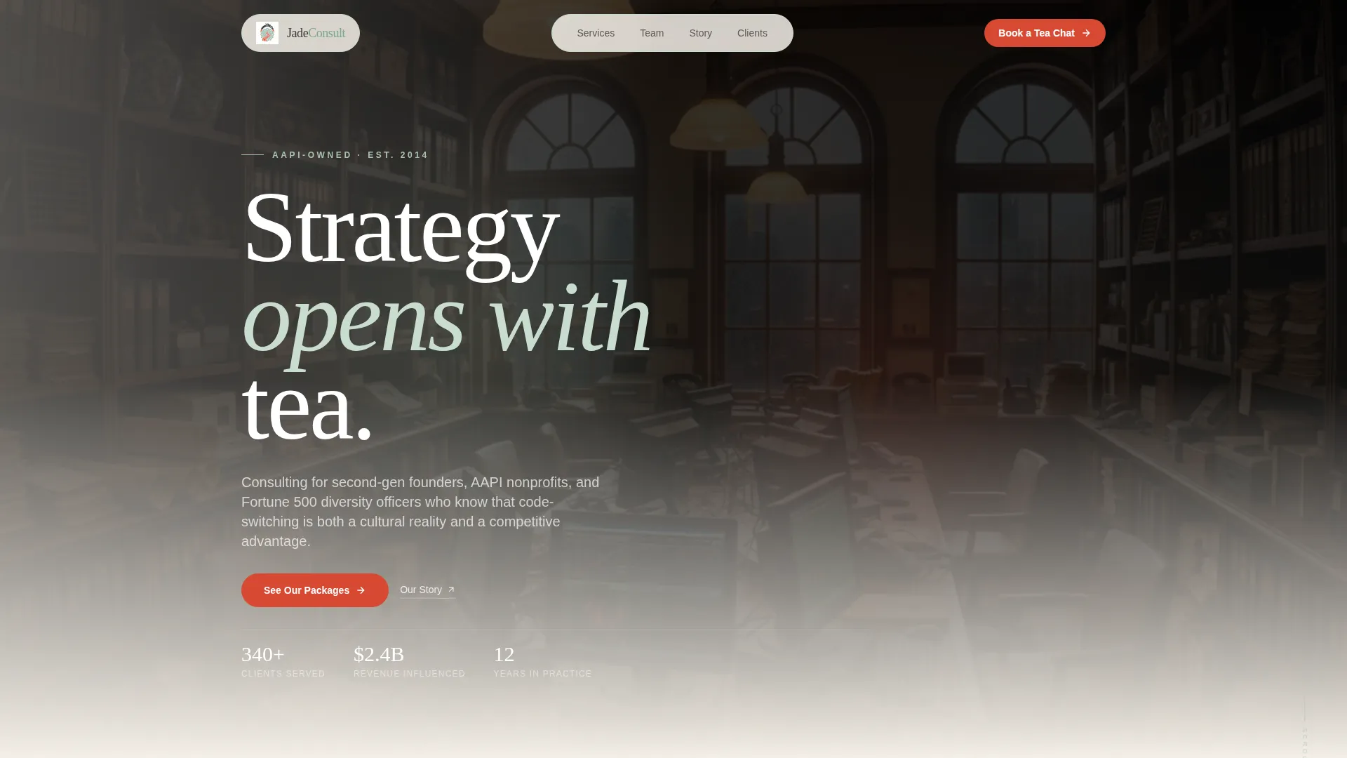 Neoretro Consulting Landing Page Template