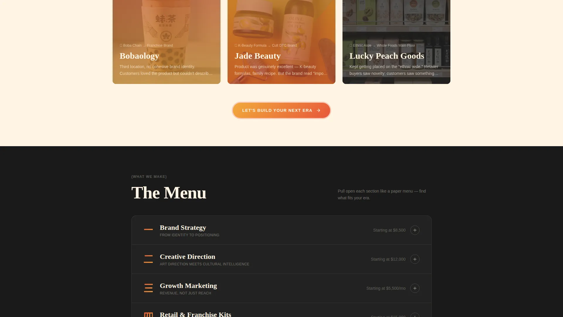 Modern Art Landing Page Template