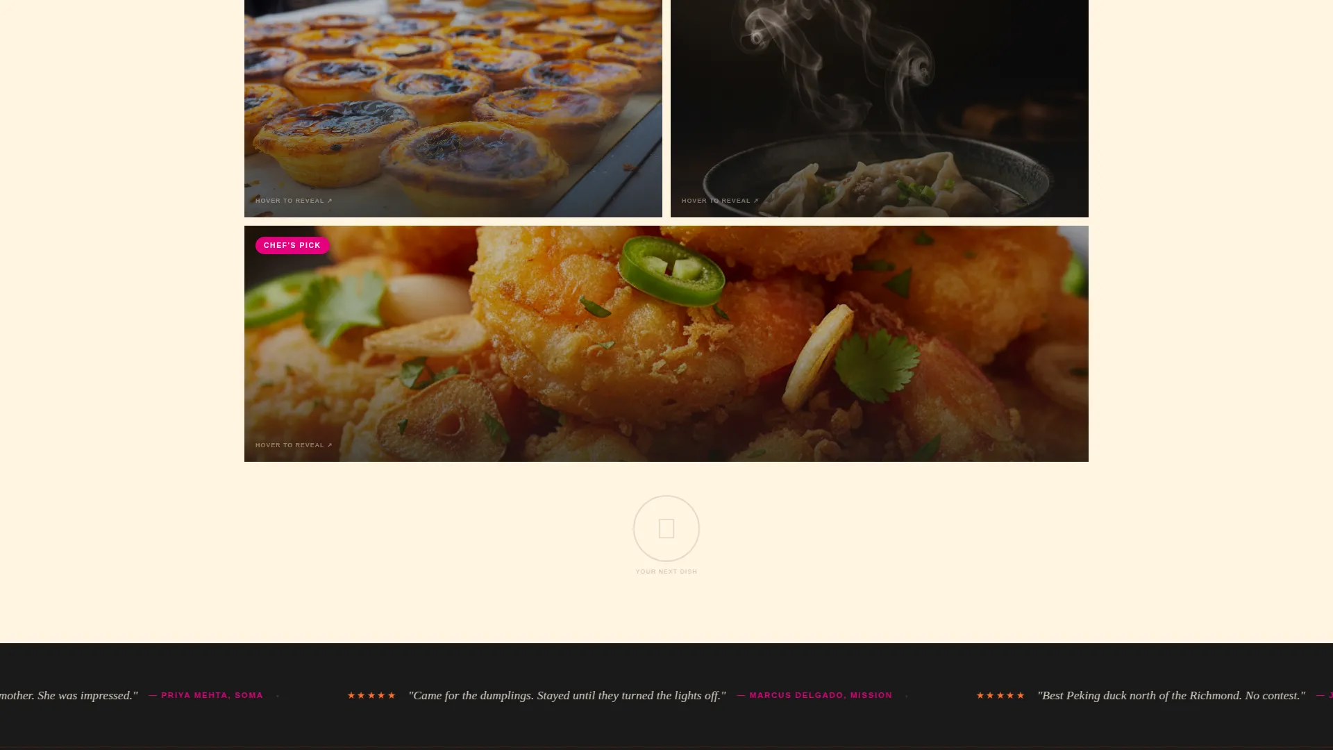 Vibrant Asian Restaurant Landing Page Template