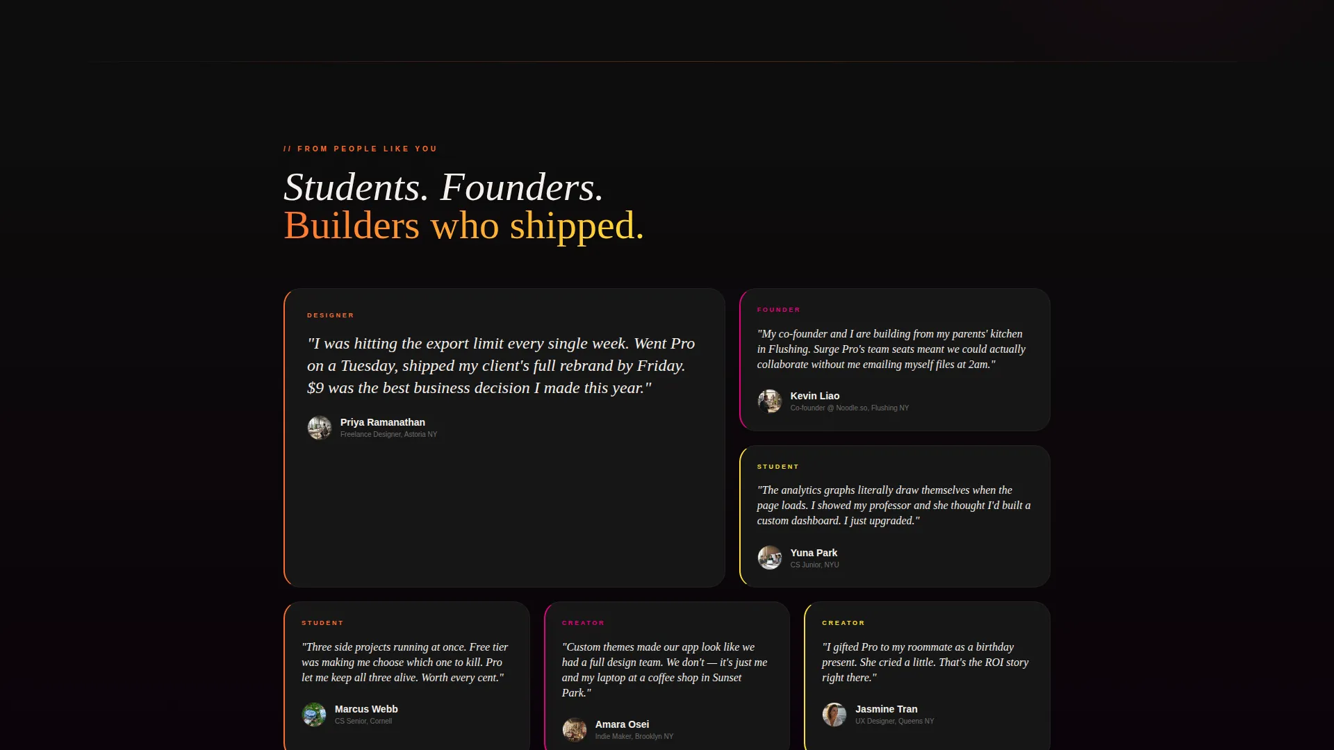 Bold Asian-Owned App Upgrade Landing Page Template