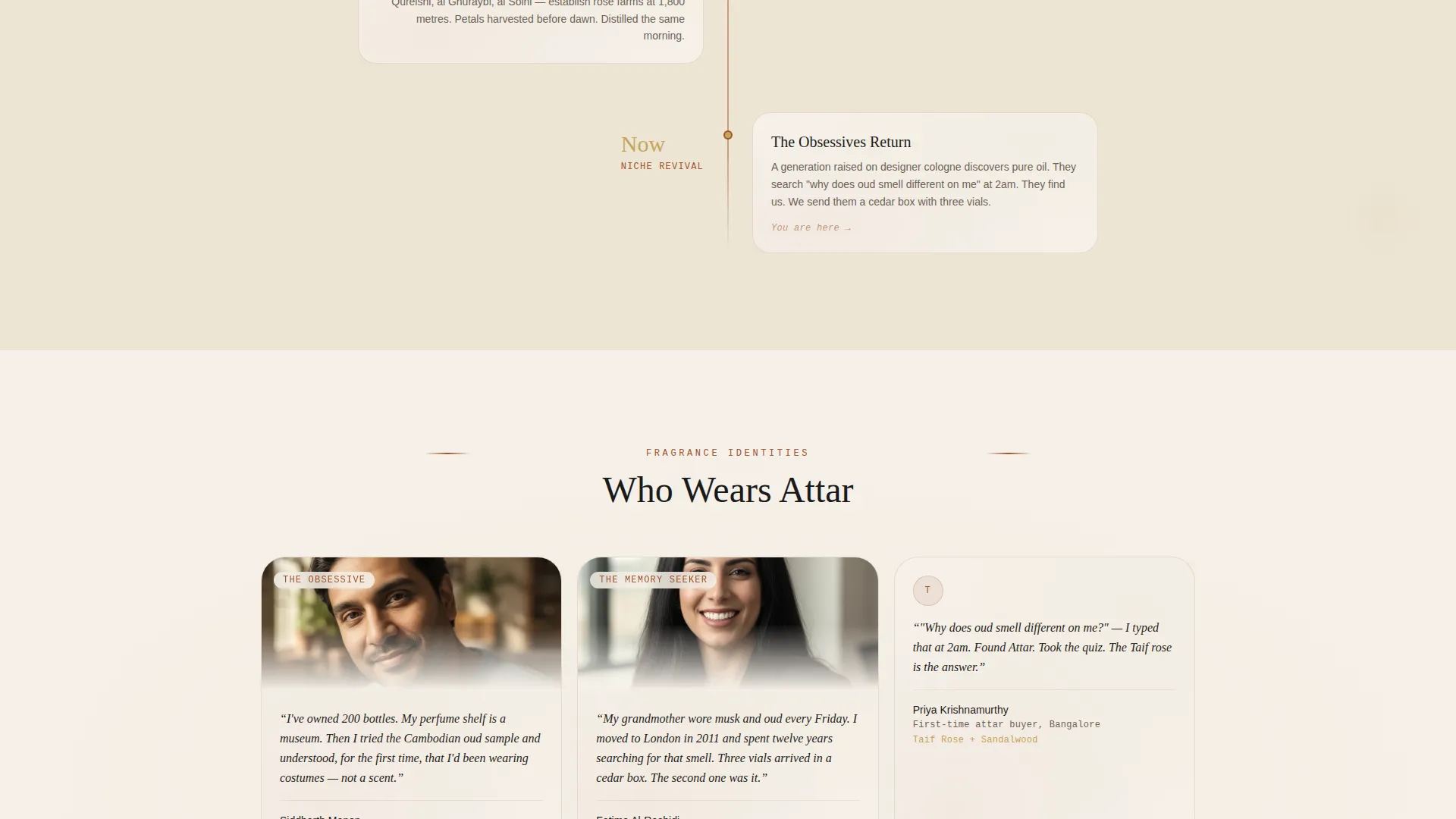 Arabian Perfume Shop Landing Page Template