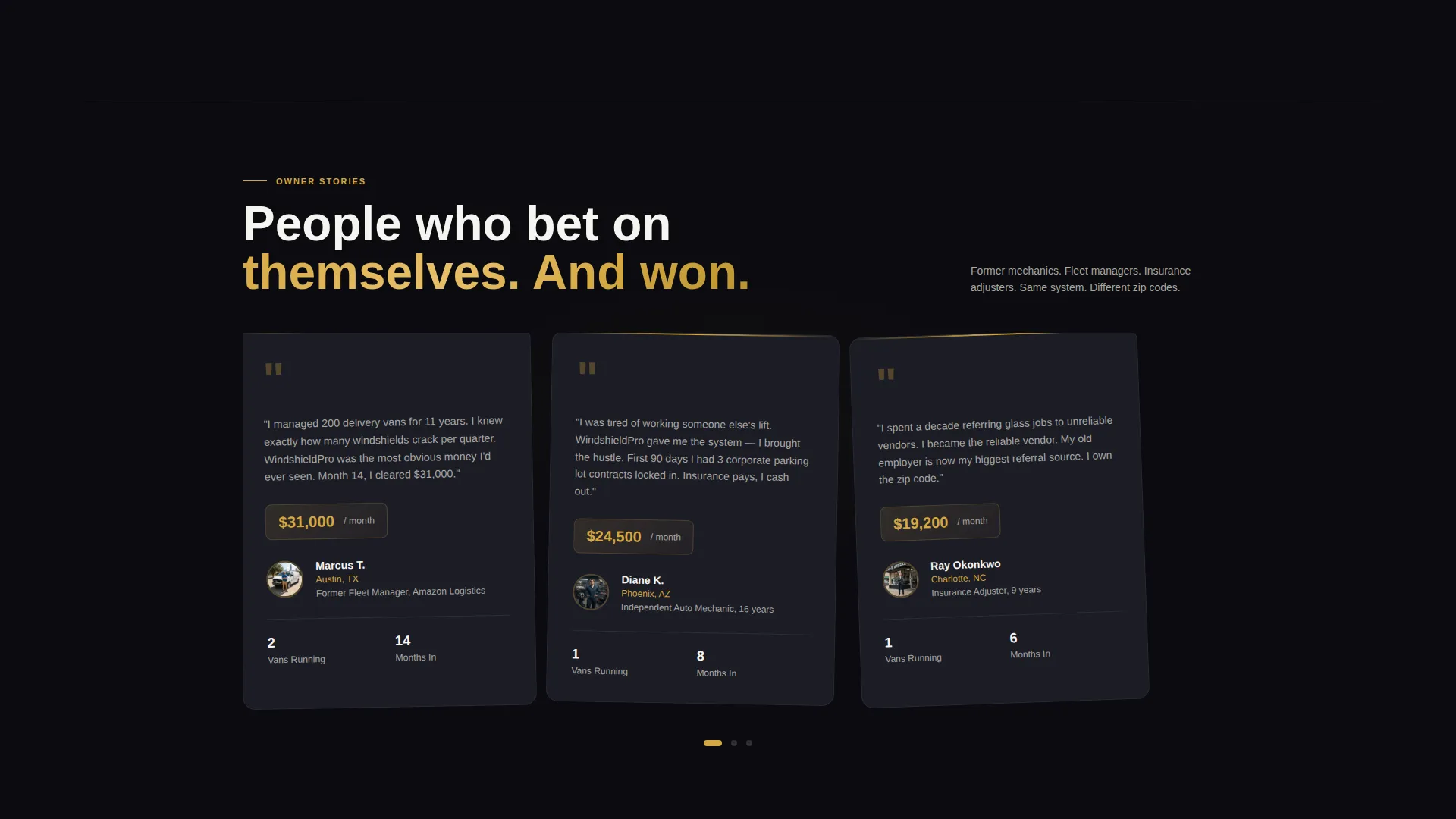Franchise Landing Page Template | Neo-Retro