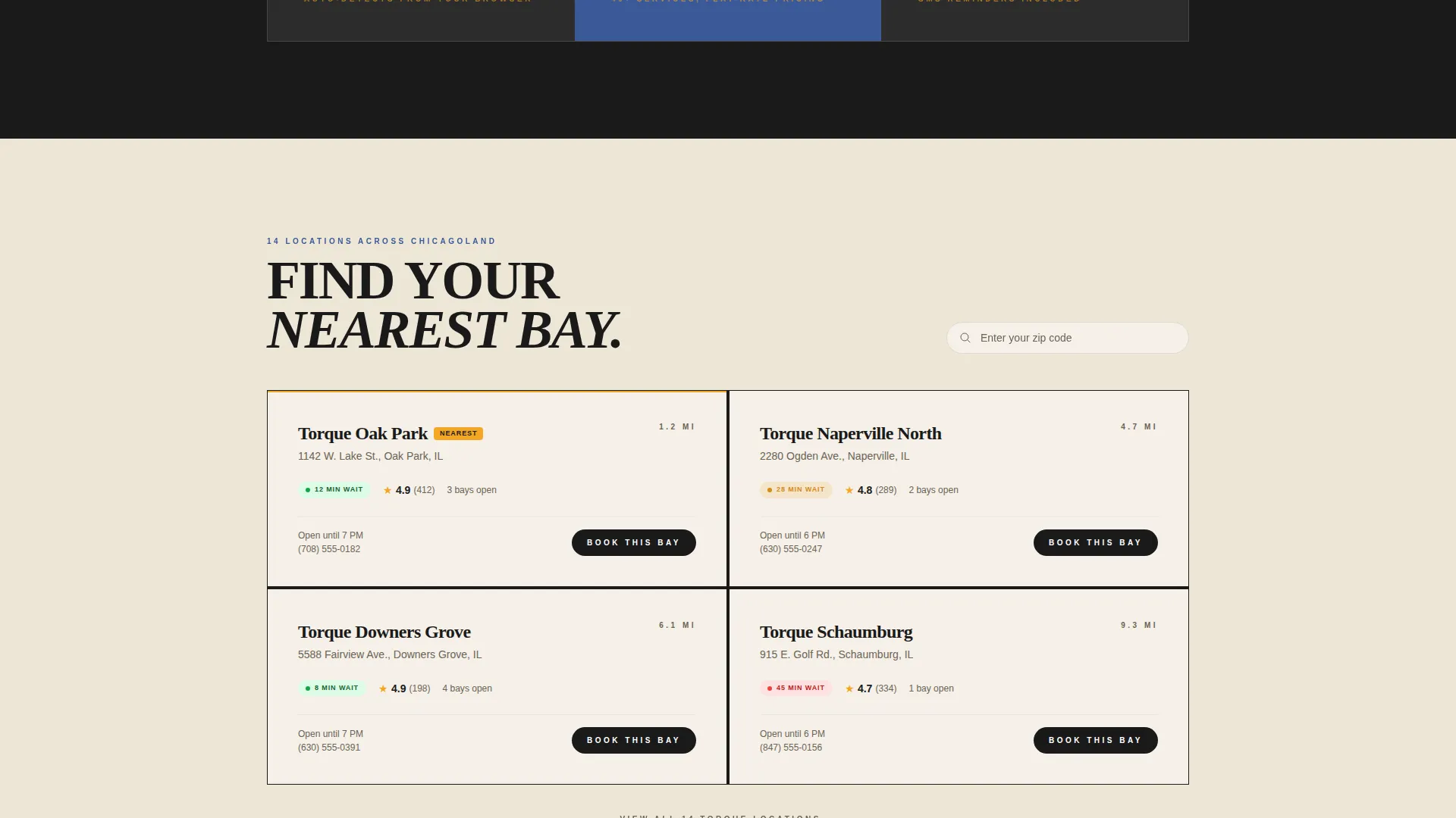 Auto Repair Franchise Landing Page Template