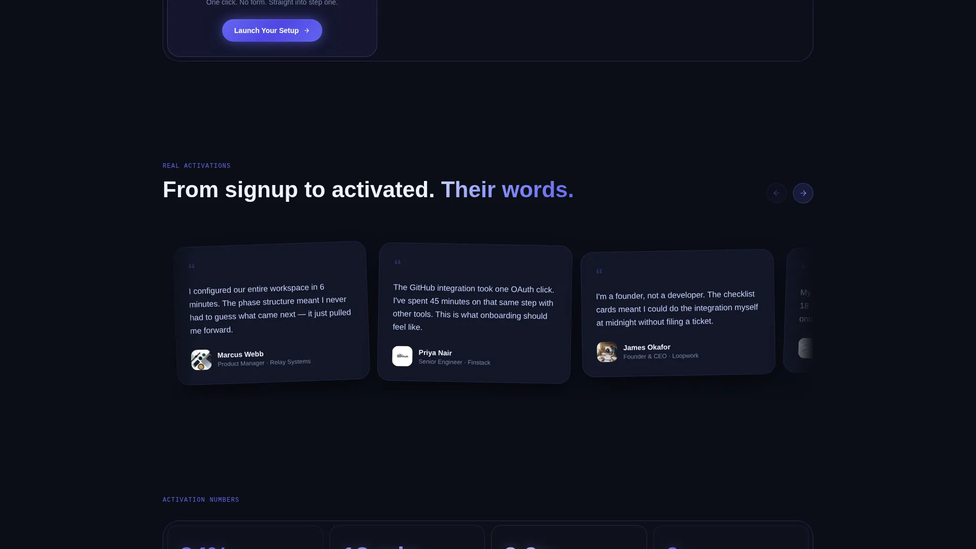 Bento Grid SaaS Getting Started Landing Page