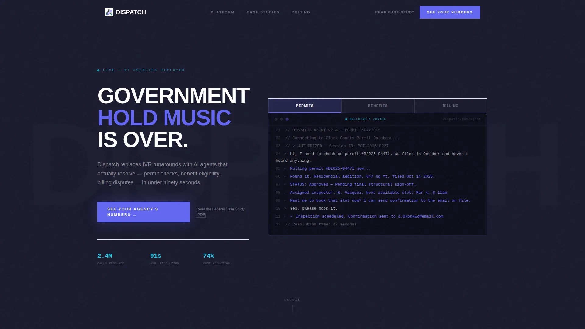 Smart Government Ops Landing Page Template