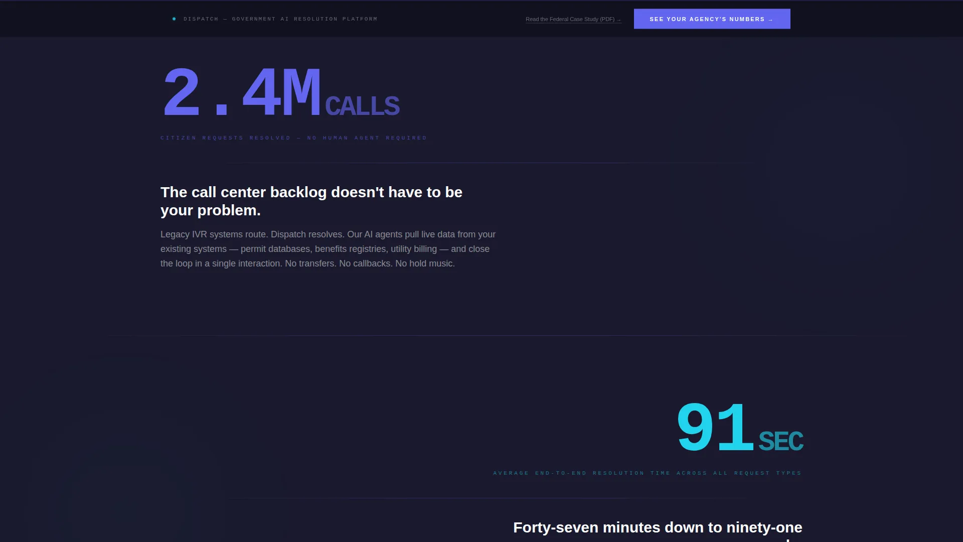 Smart Government Ops Landing Page Template