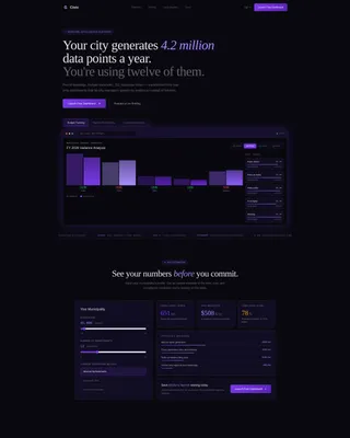 Expert Government Hub Landing Page Template