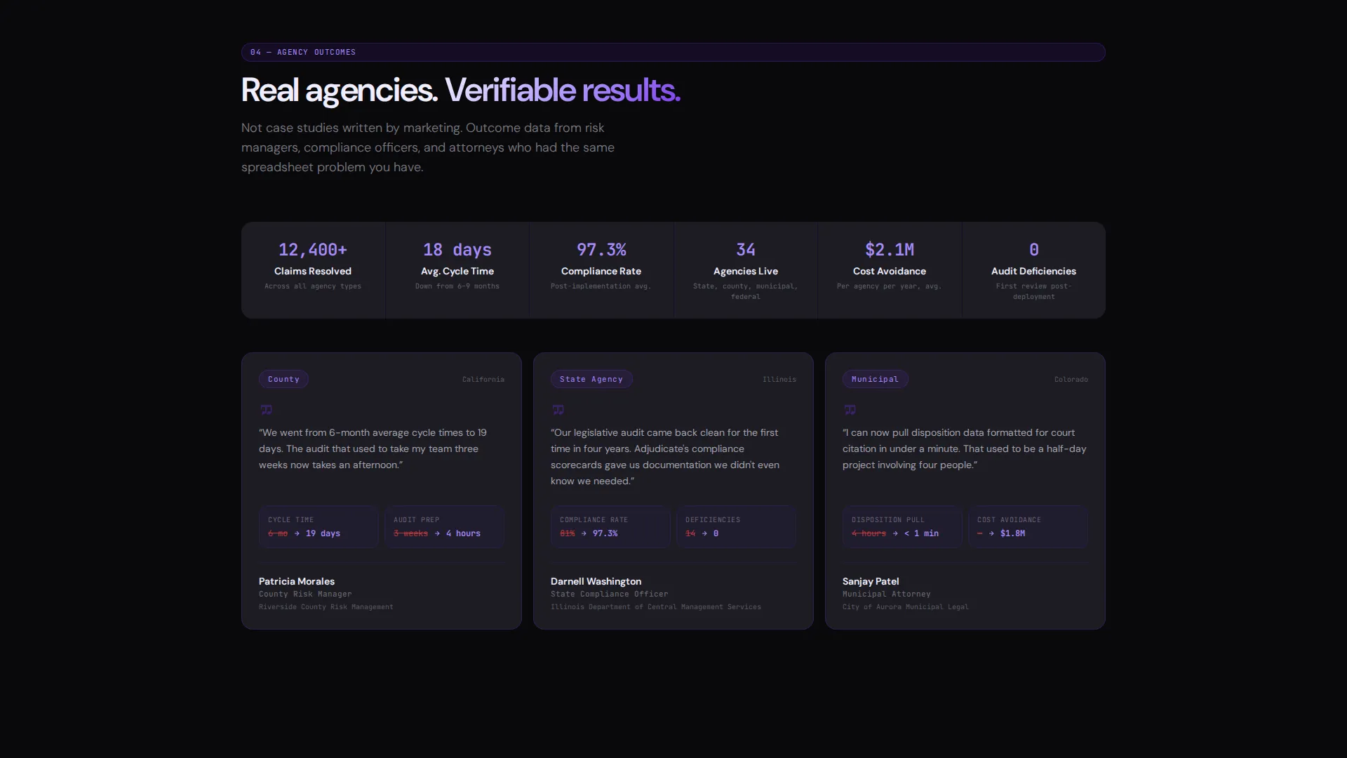 Instant Claims Hub Landing Page Template