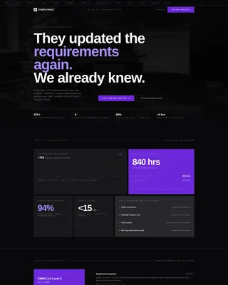 Smart Compliance Ops Landing Page Template
