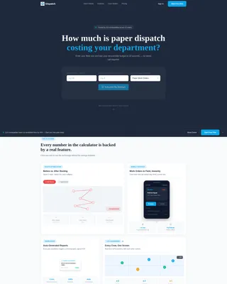 Government Field Service Management Landing Page