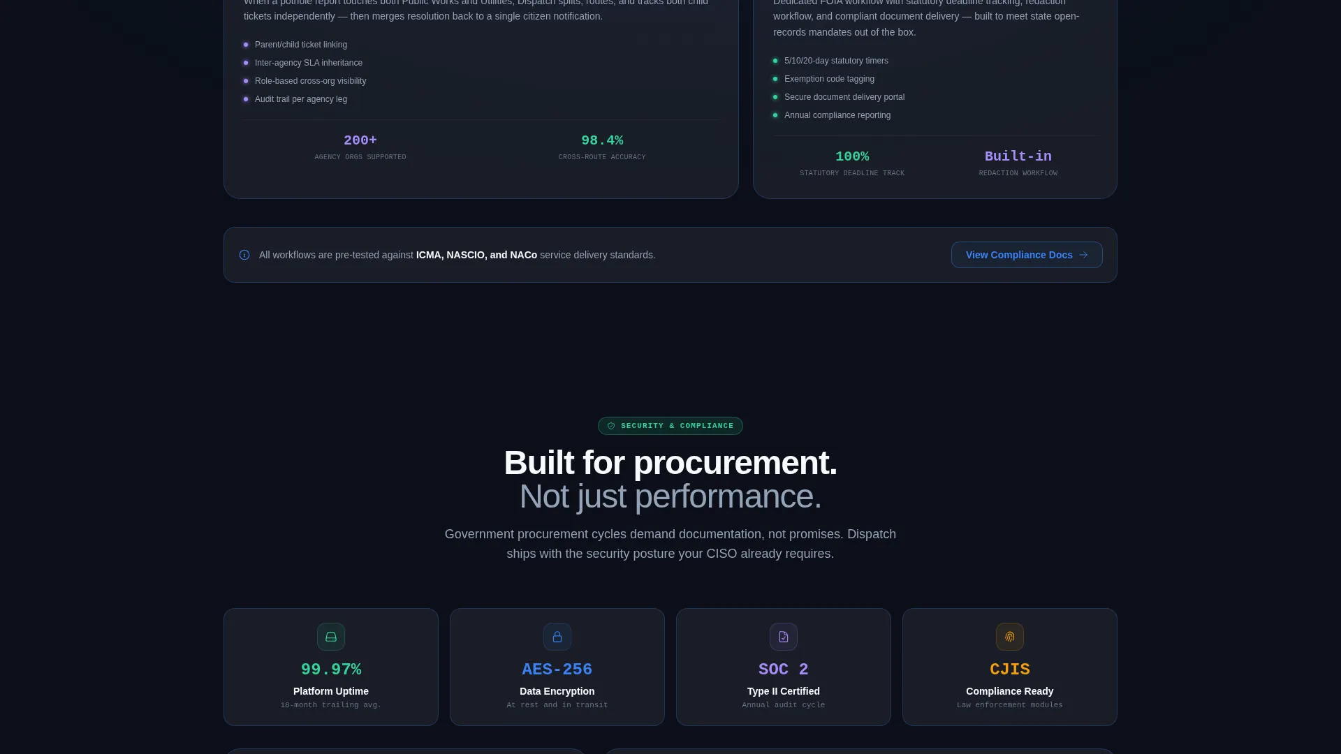Smart Public Services Landing Page Template