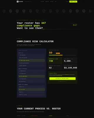 Government Compliance Landing Page Template