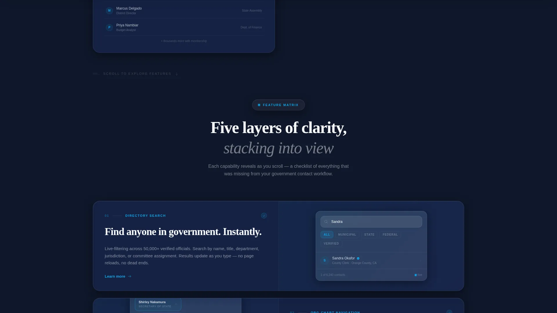 Membership Directory Landing Page Template