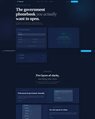 Membership Directory Landing Page Template