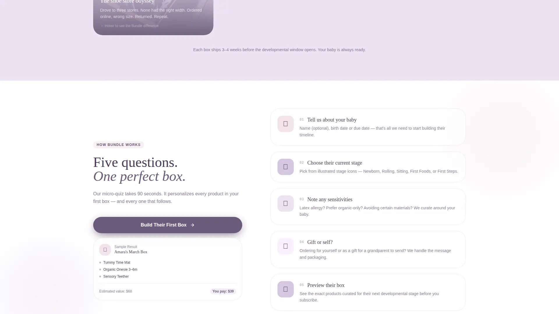 Specialist Subscription Box Services Professional Website Template