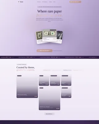Specialist Coin & Numismatics Professional Website Template