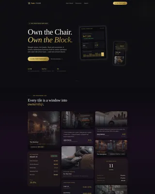 Barbershop Franchise Landing Page Template