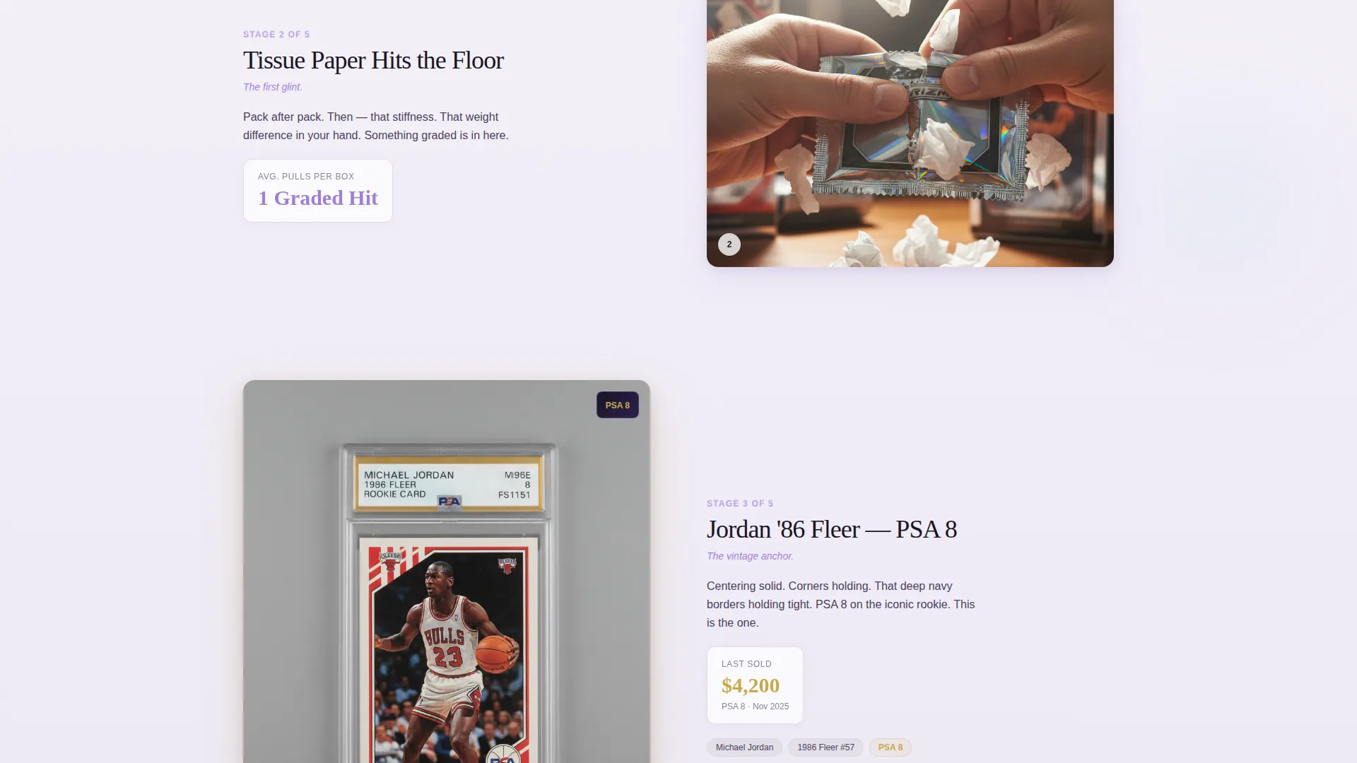 Premium Basketball Collectibles Landing Page Template