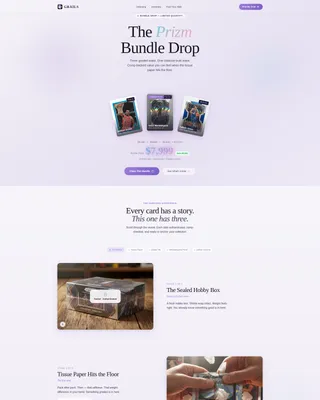 Premium Basketball Collectibles Landing Page Template
