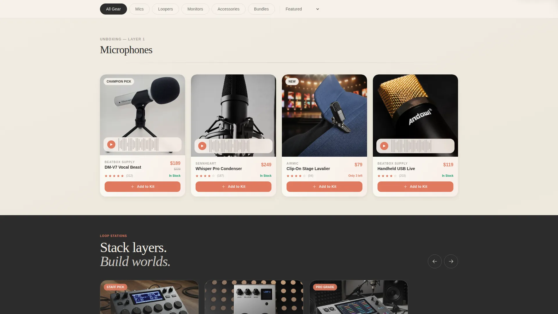 Local Hobby & Passion Supplies Professional Website Template