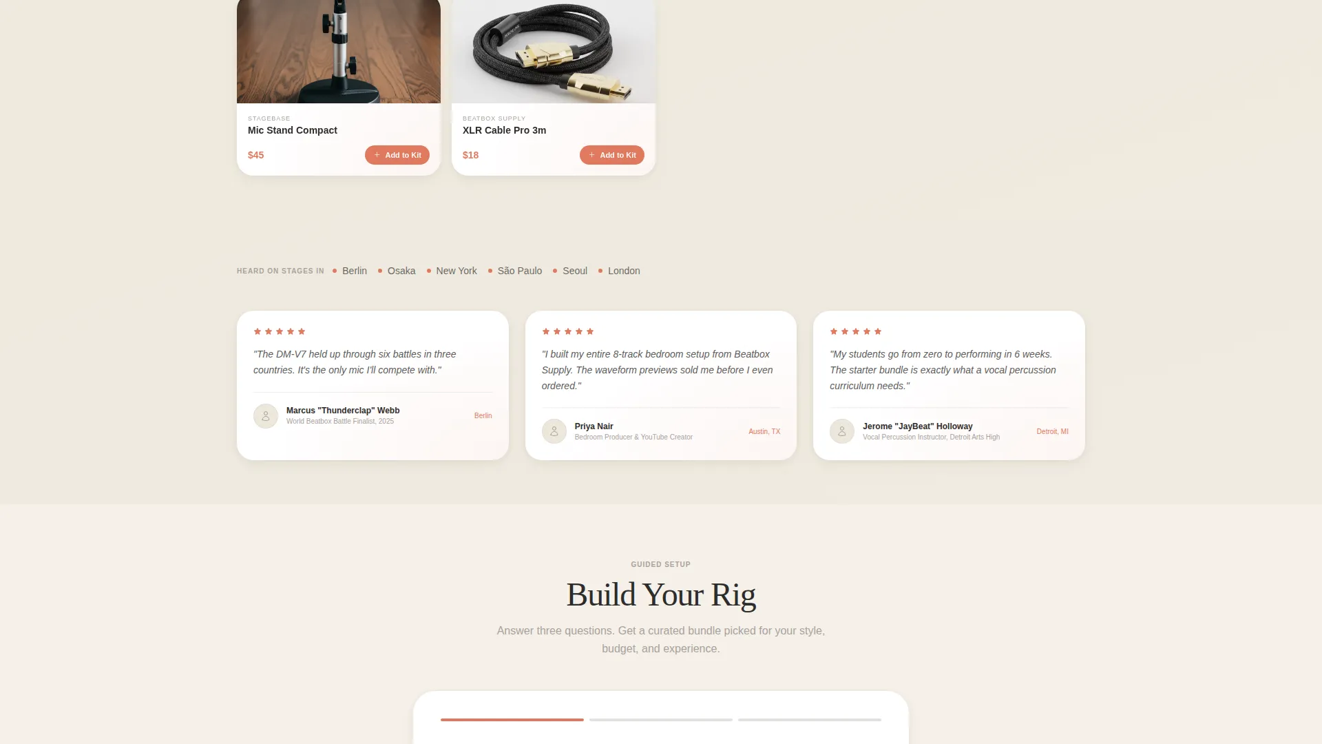 Local Hobby & Passion Supplies Professional Website Template