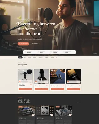 Local Hobby & Passion Supplies Professional Website Template