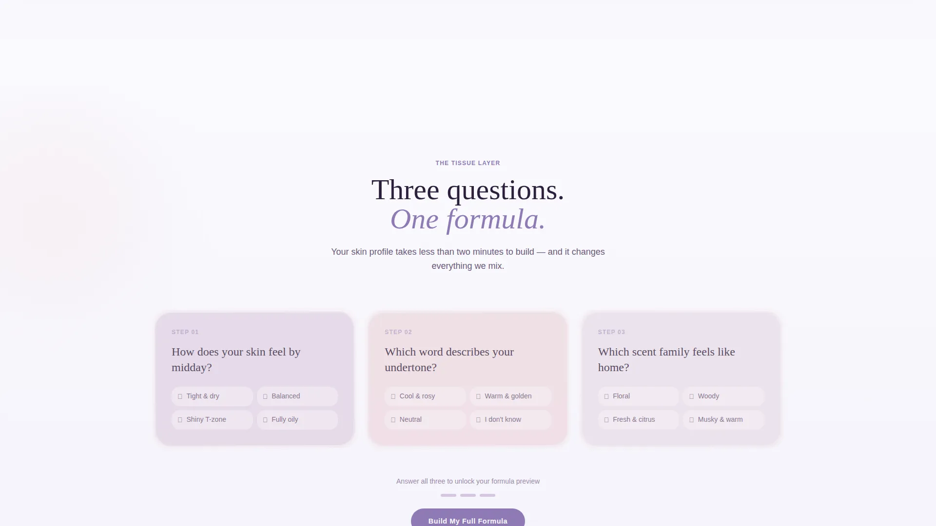 Personalized Beauty Landing Page Template