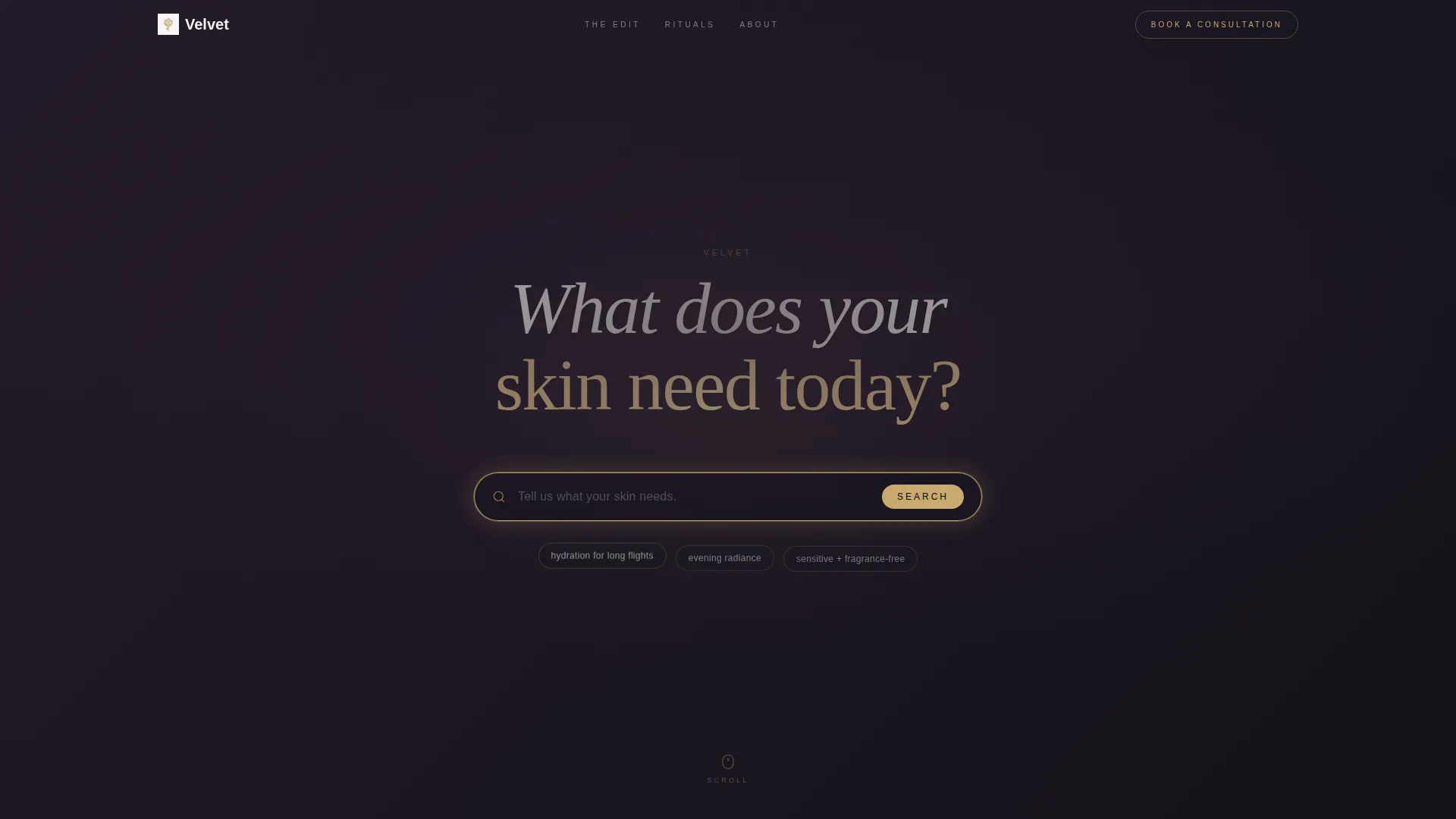 Luxury Beauty Landing Page Template for Curated Boutiques