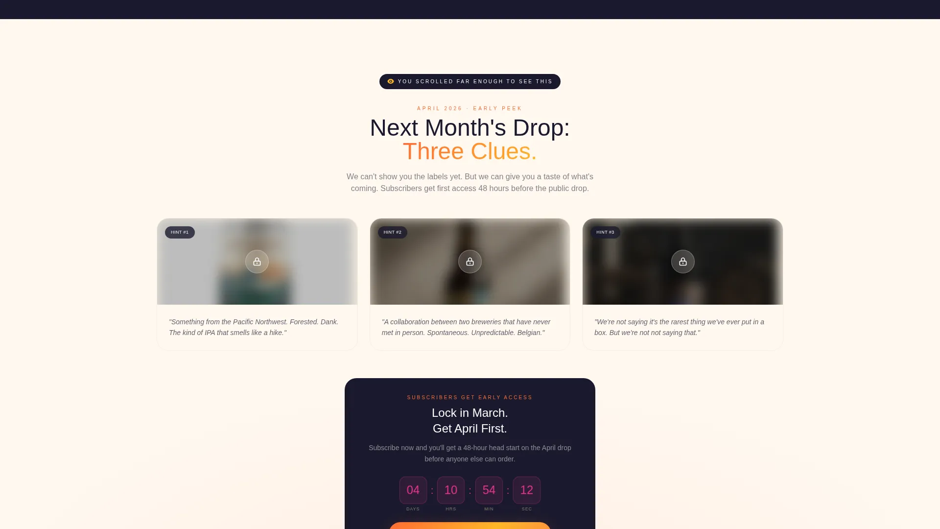 Advanced Subscription Box Services Pre-Launch & Coming Soon Website Template