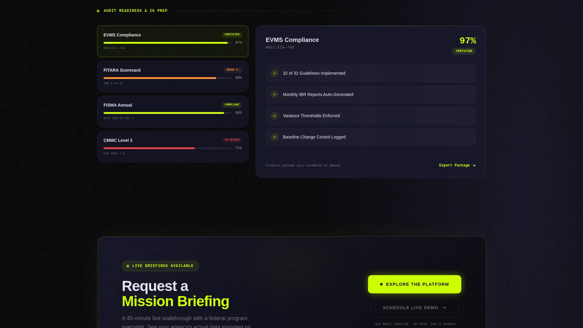 Public Sector Landing Page Template