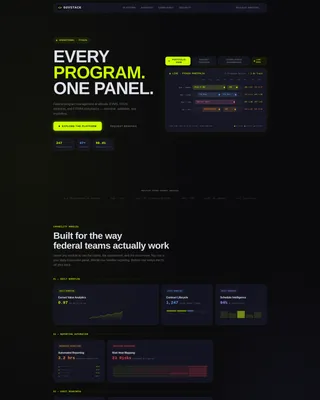 Public Sector Landing Page Template